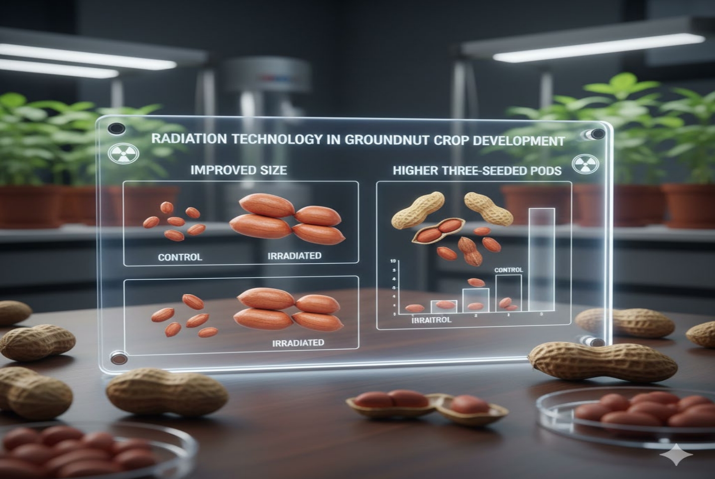 Groundnut R Design Radiation Technology in Agriculture: Boosting Groundnut - AtomTrax ...